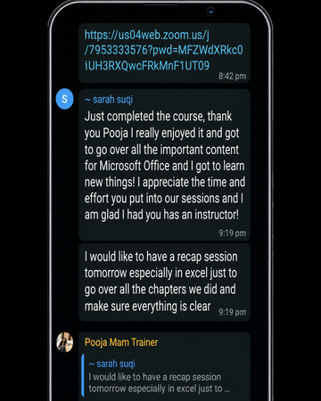 Student screenshot review from Suresh Gupta